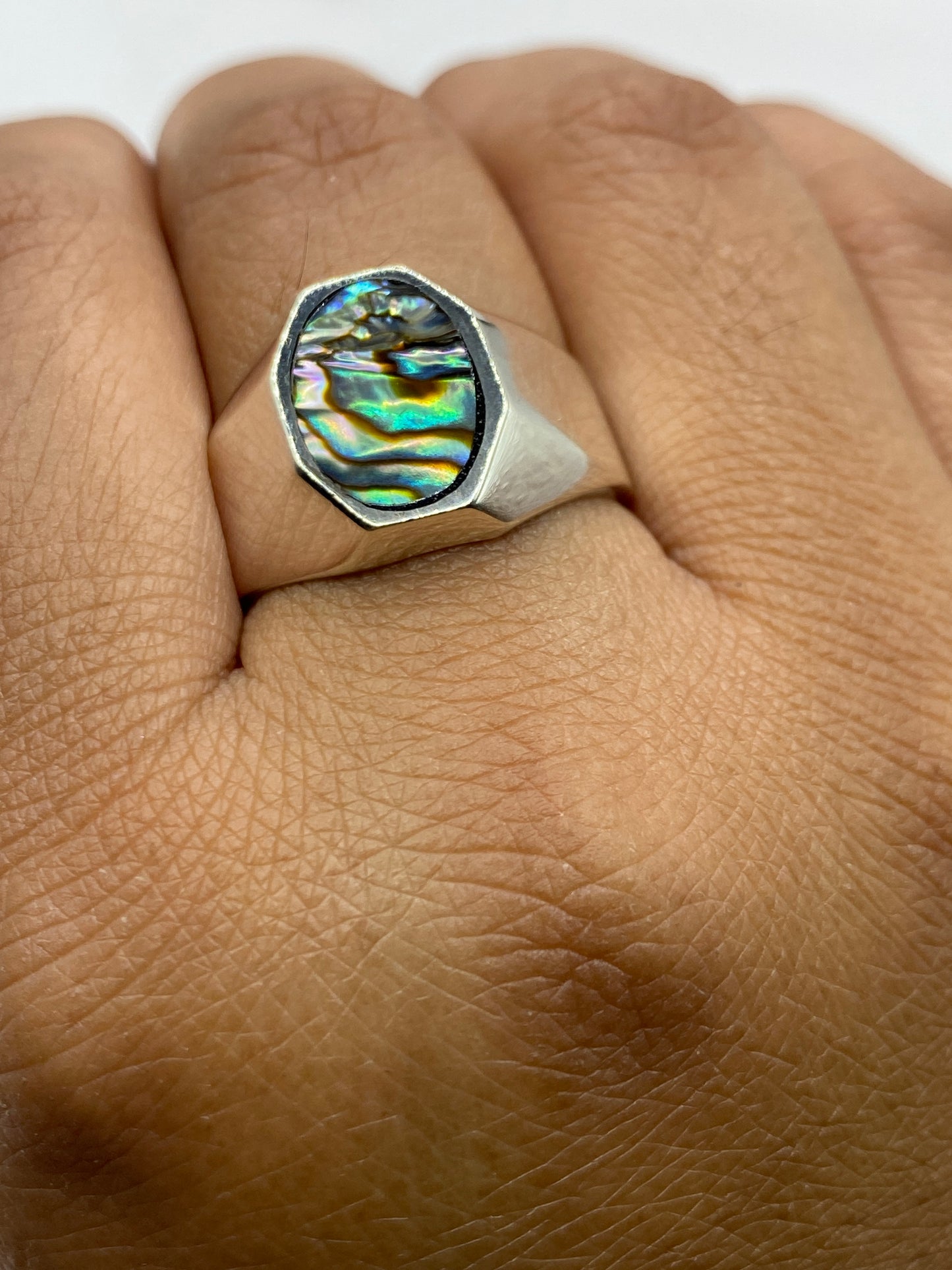 Anillo de plata talla 9 con Quinto .925 grabado en el interior