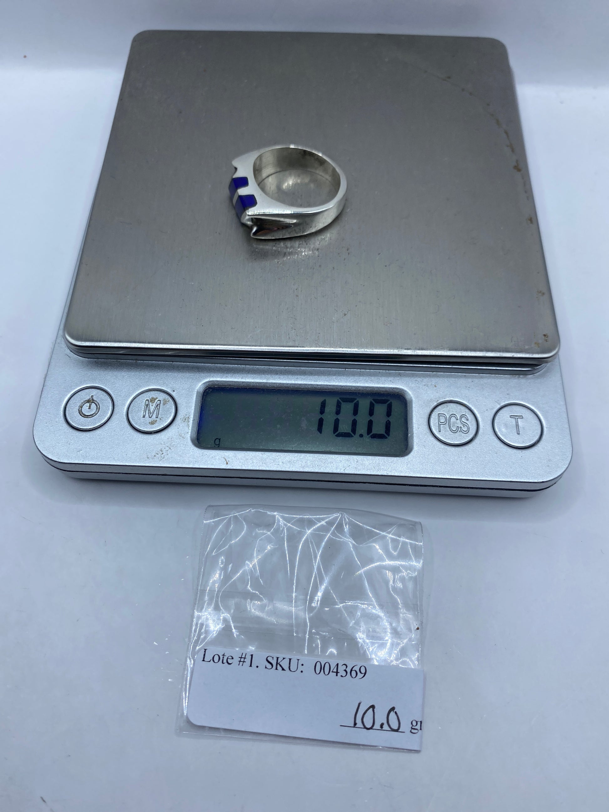 Anillo de Plata con Piedra Azul — Taxco .925 — foto 6