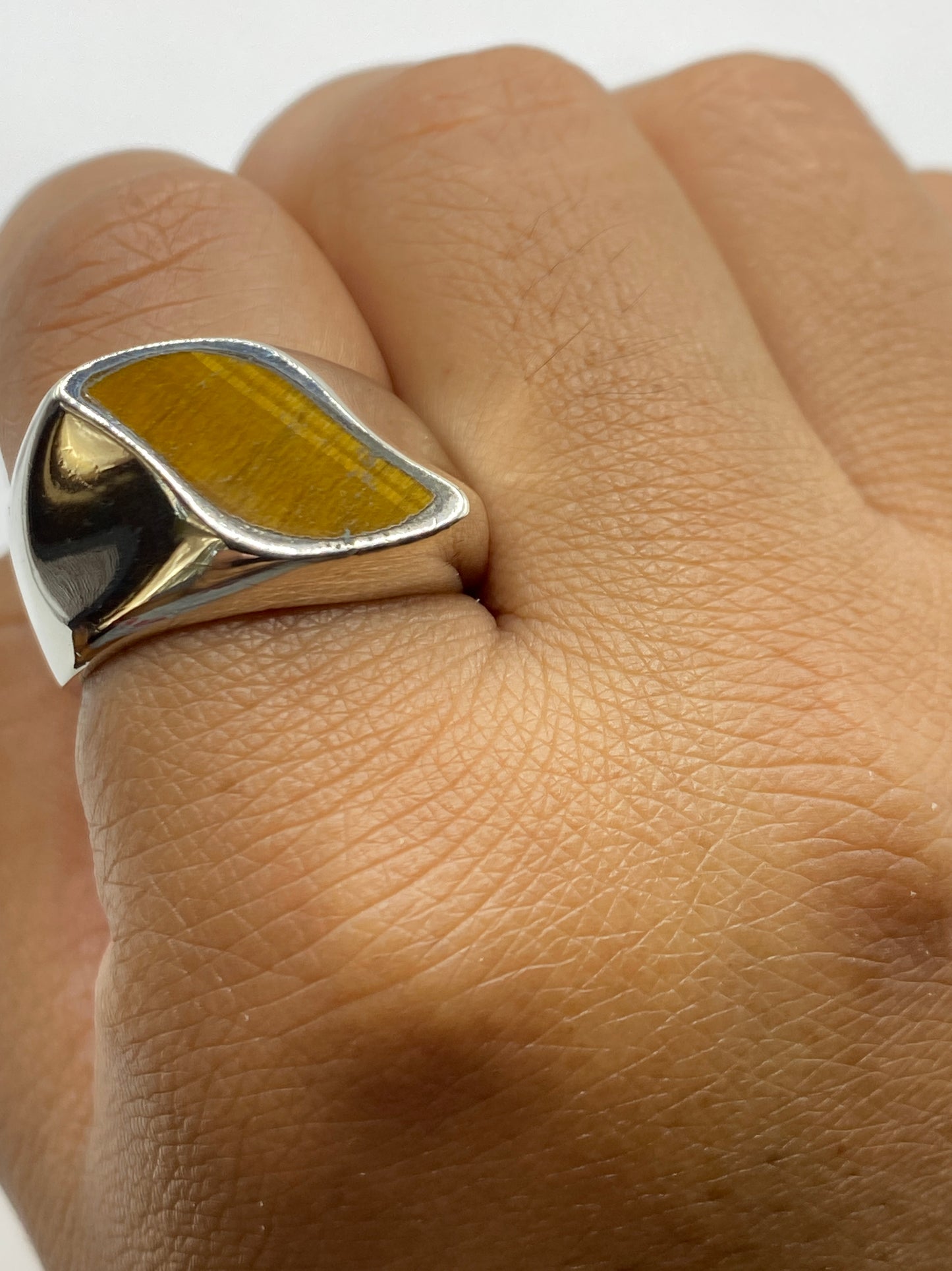 Interior del anillo con el Quinto .925 y marca MEXICO grabados