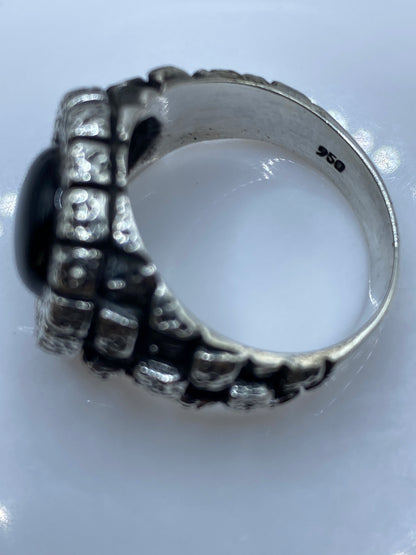 Anillo de Plata .950 con Ónix Negro — Taxco — foto 5