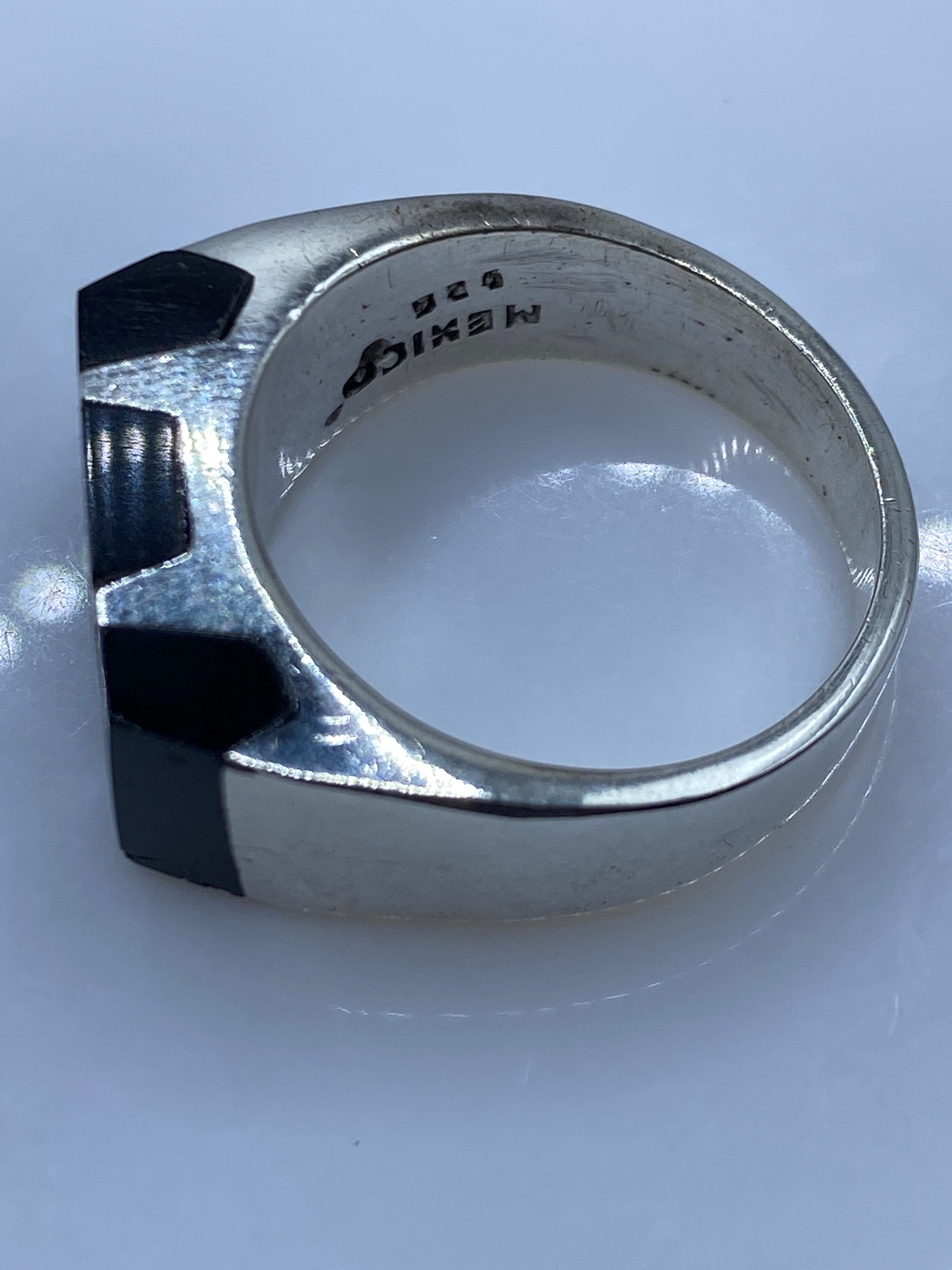 Anillo Plata Ónix Negro para Hombre — Taxco .925 — foto 5