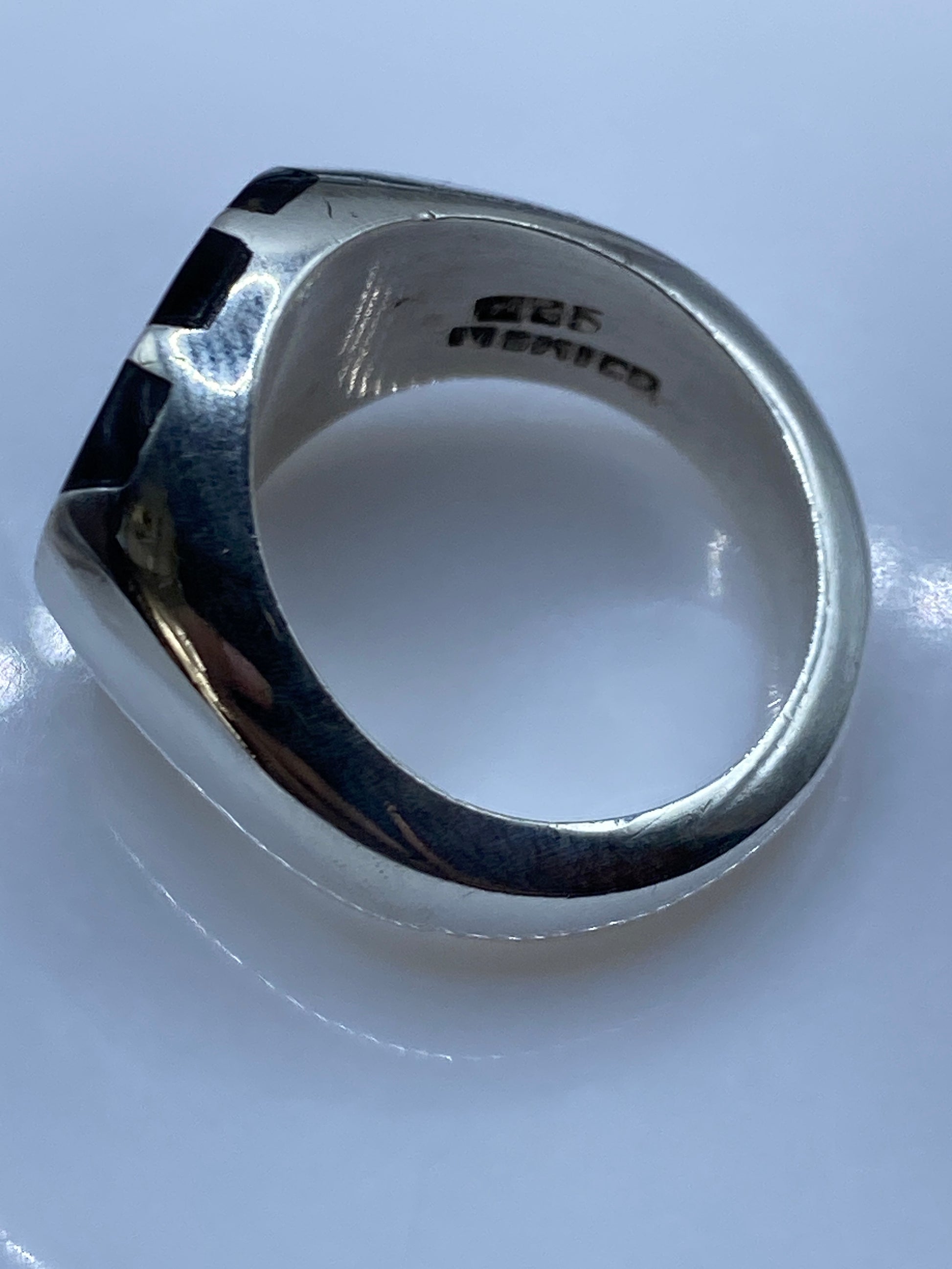 Anillo de Plata con Ónix Negro Engastado — Taxco .925 — foto 5