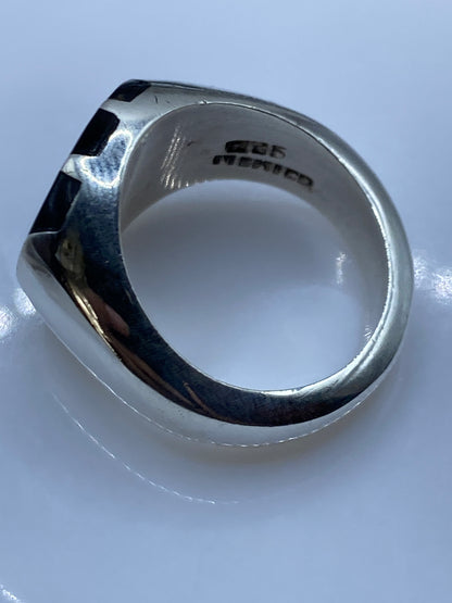 Anillo de Plata con Ónix Negro Engastado — Taxco .925 — foto 5