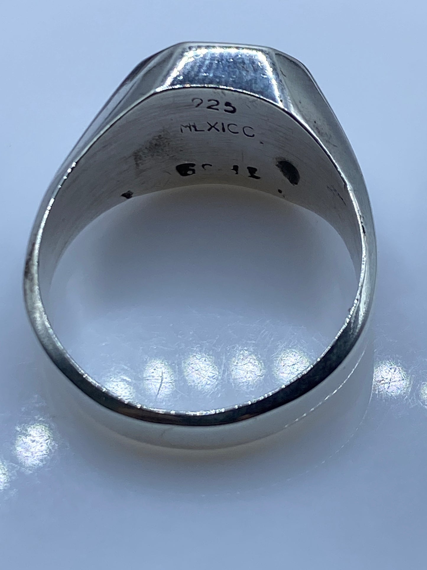Anillo de Plata Malaquita Verde — Taxco .925 Unisex — foto 5