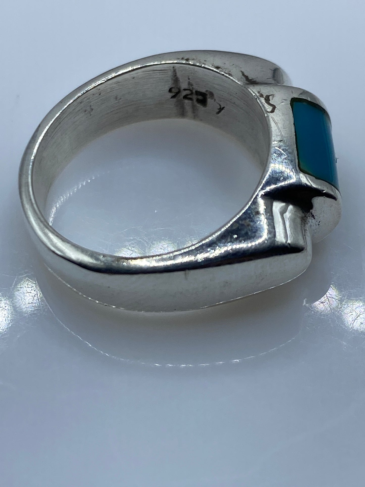 Anillo de Plata con Piedra Azul — Taxco .925 — foto 5