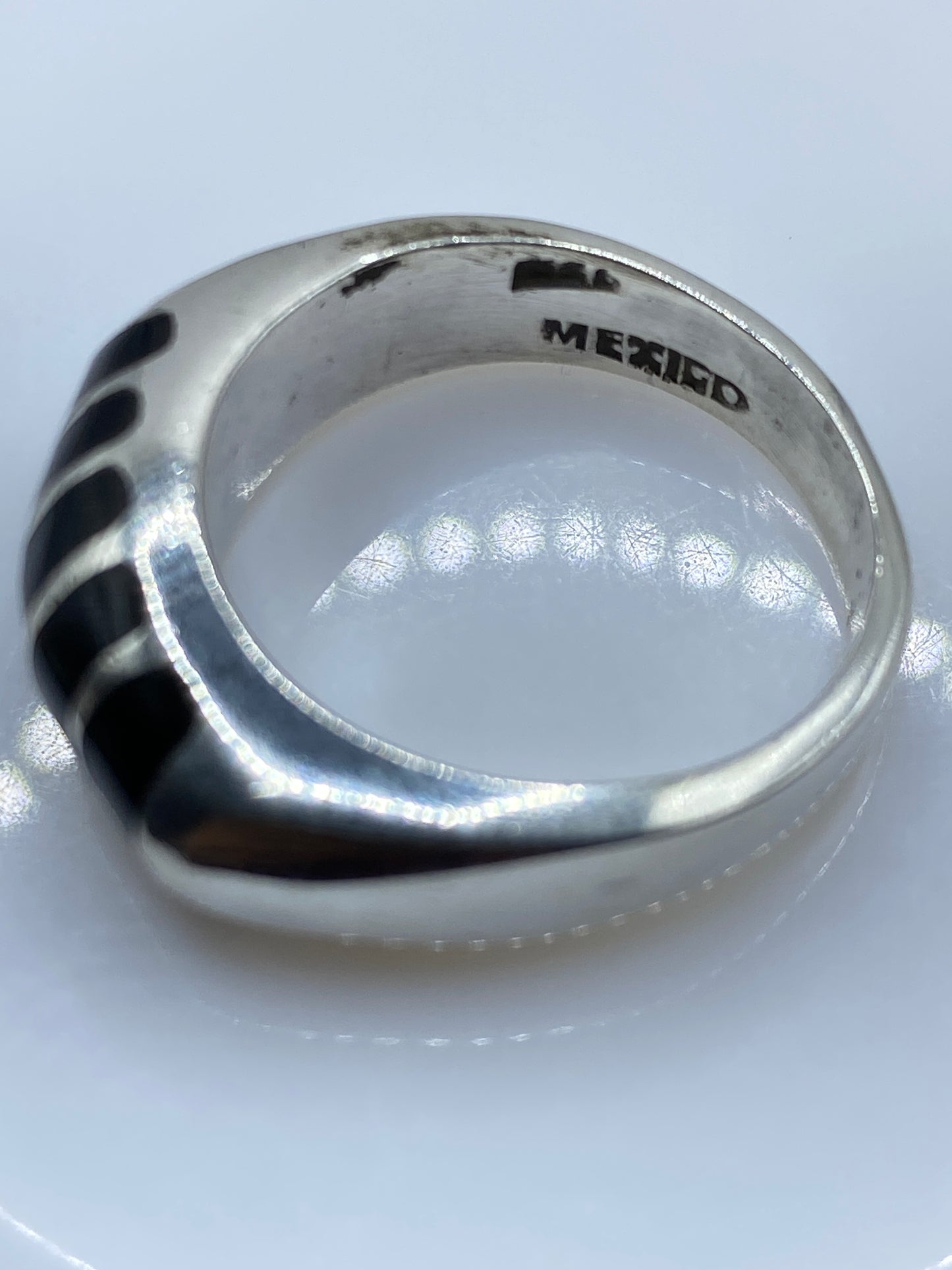 Anillo de Plata con Ónix Negro — Taxco .925 — foto 5