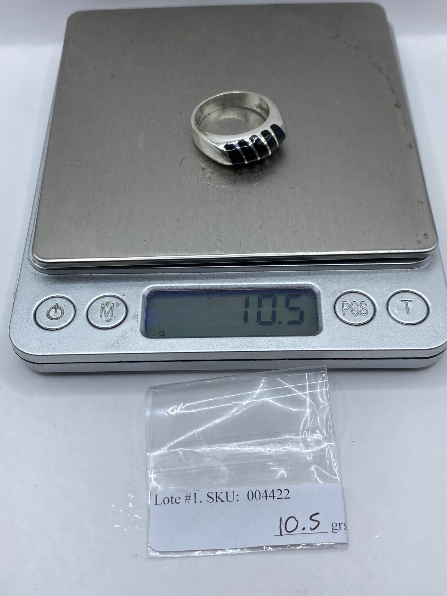 Anillo de Plata con Ónix Negro — Taxco .925 — foto 6