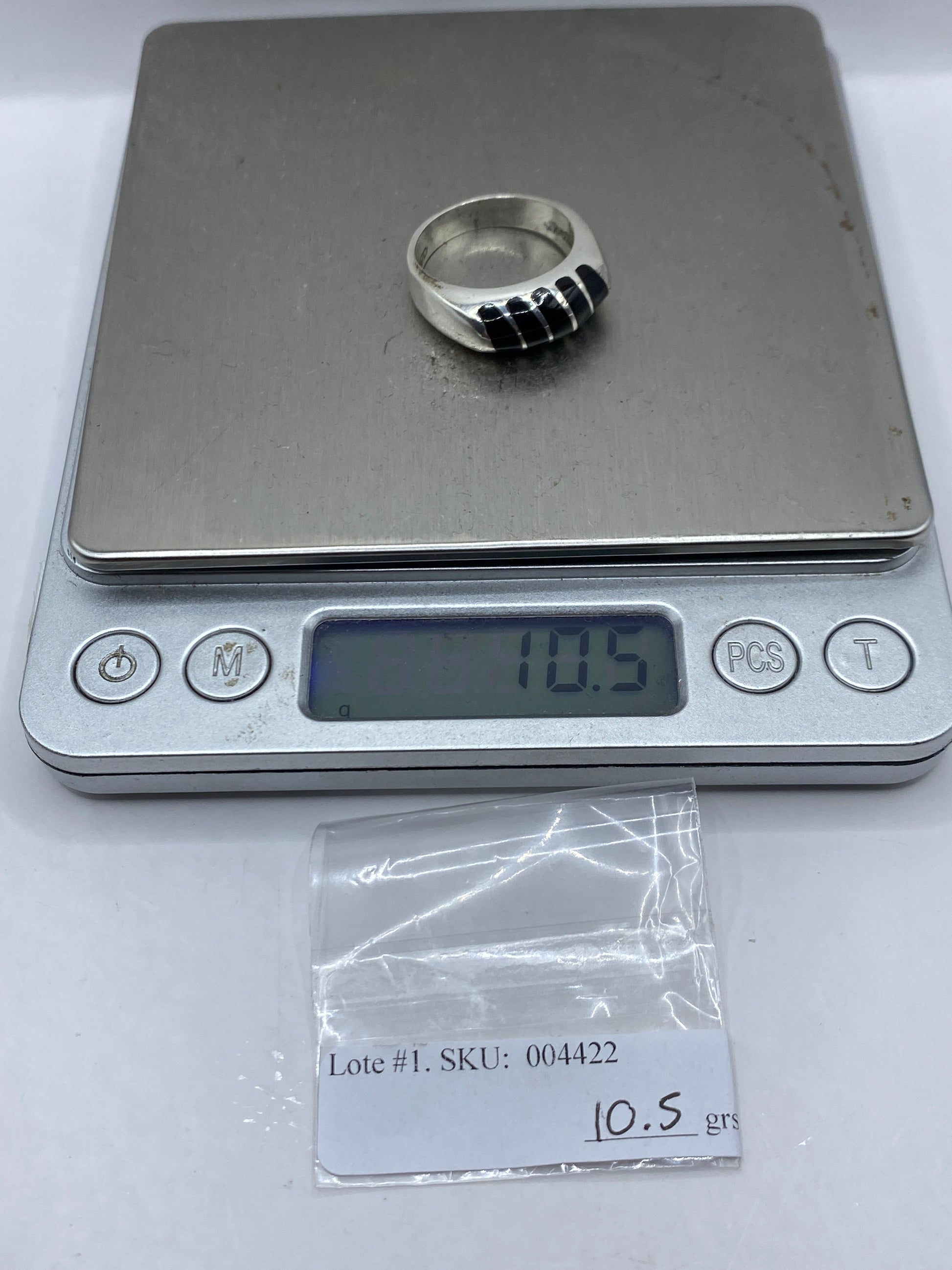 Anillo de Plata con Ónix Negro — Taxco .925 — foto 6