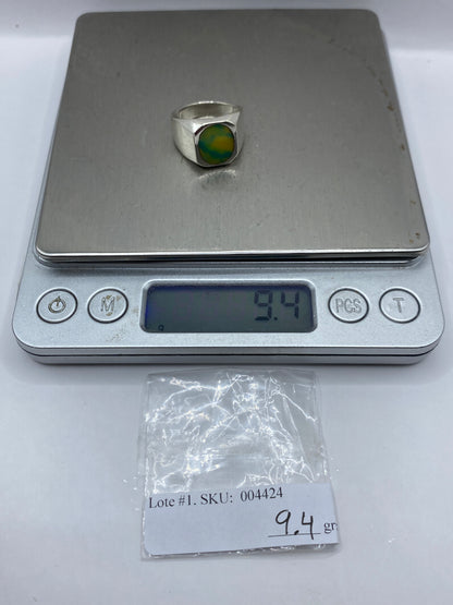 Anillo de Plata .925 con Piedra Amarilla — Taxco — foto 6