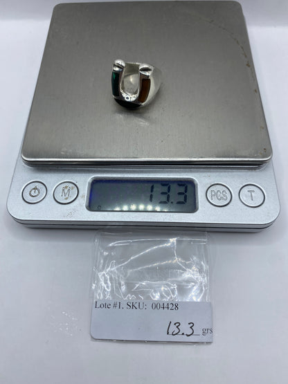 Anillo de Plata Malaquita Verde — Taxco .925 para Él — foto 6