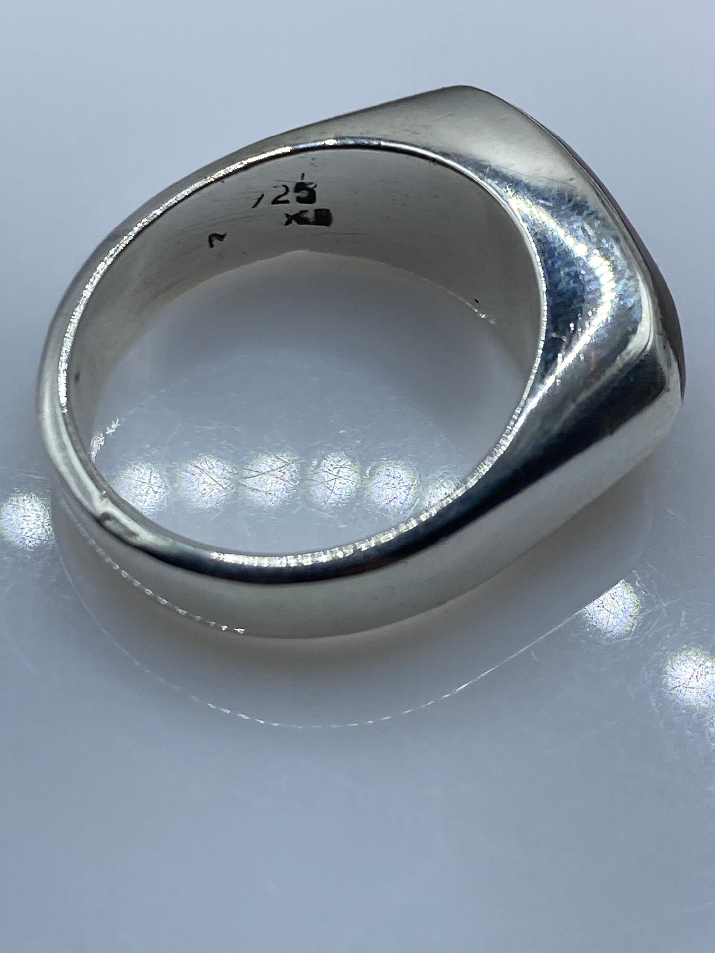 Anillo de Plata Solitario con Piedra — Taxco .925 — foto 5