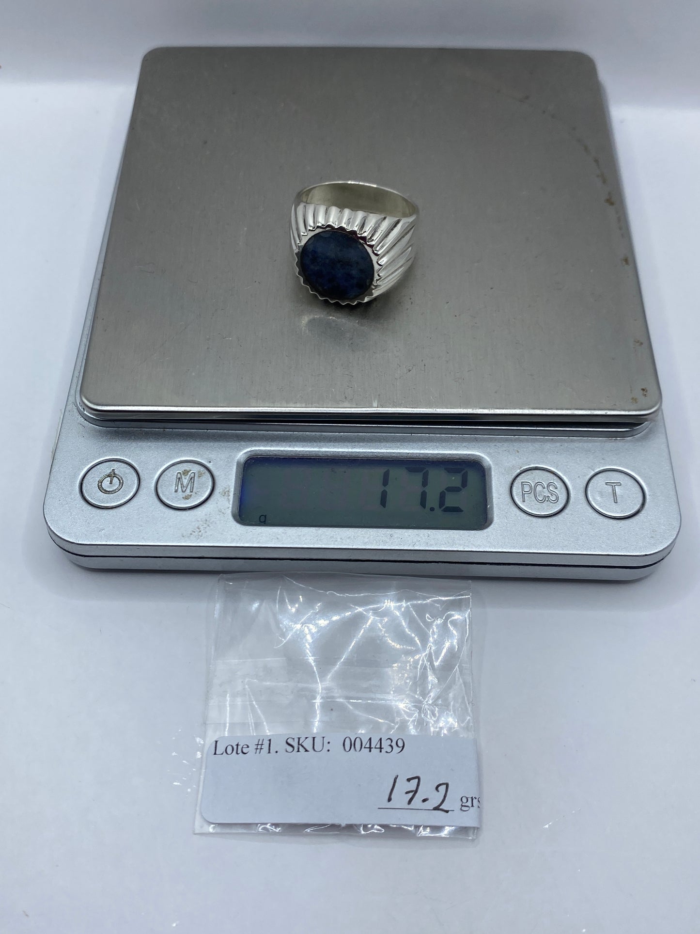 Anillo Solitario Plata .925 con Lapislázuli — Taxco — foto 6