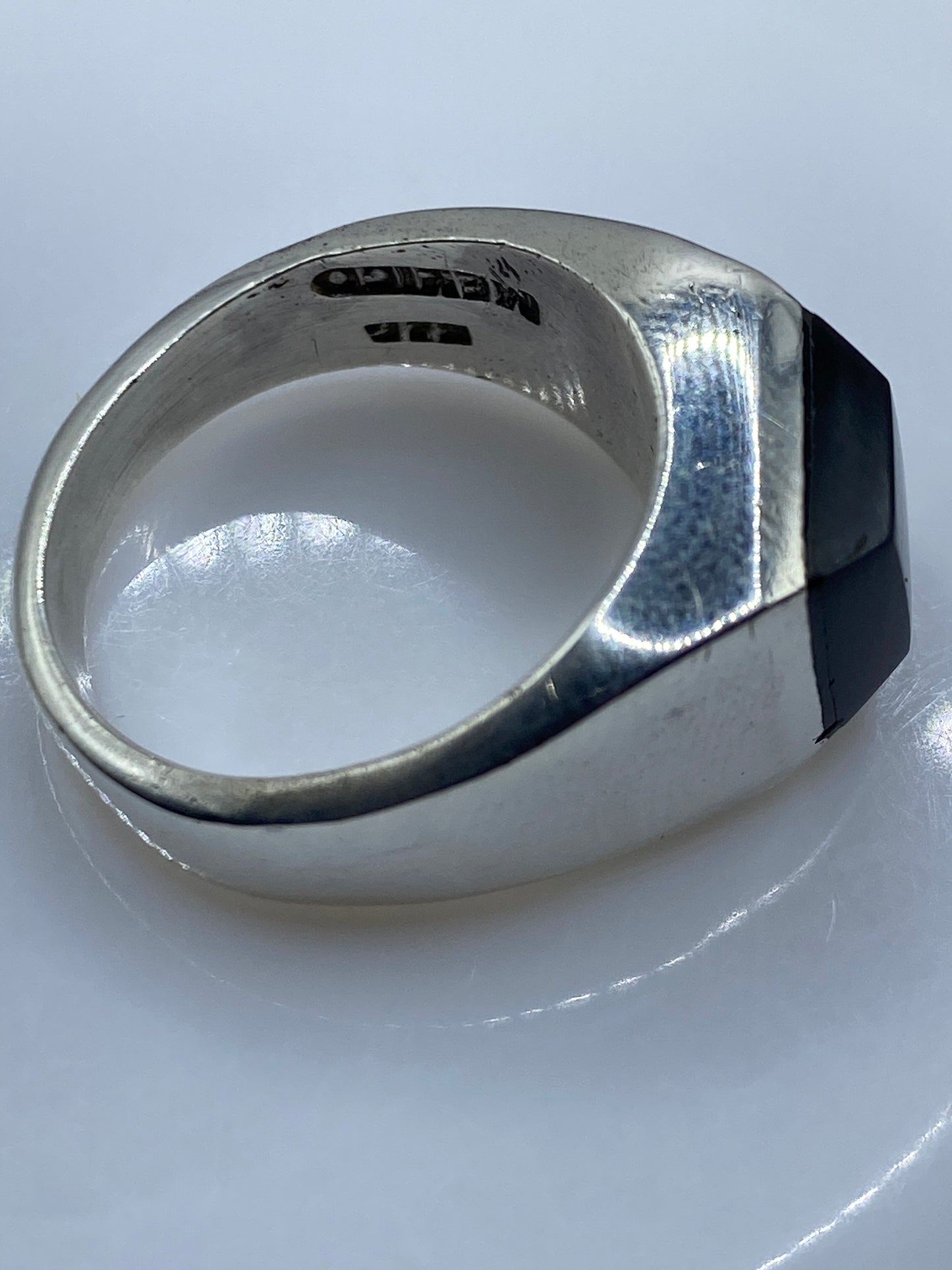 Anillo de Plata con Ónix Negro — Taxco .925 — foto 5