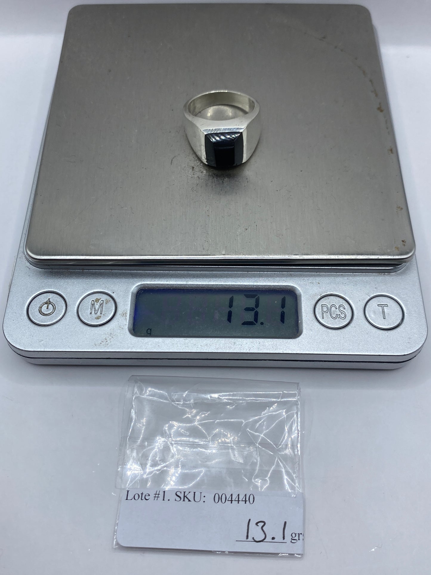 Anillo de Plata con Ónix Negro — Taxco .925 — foto 6