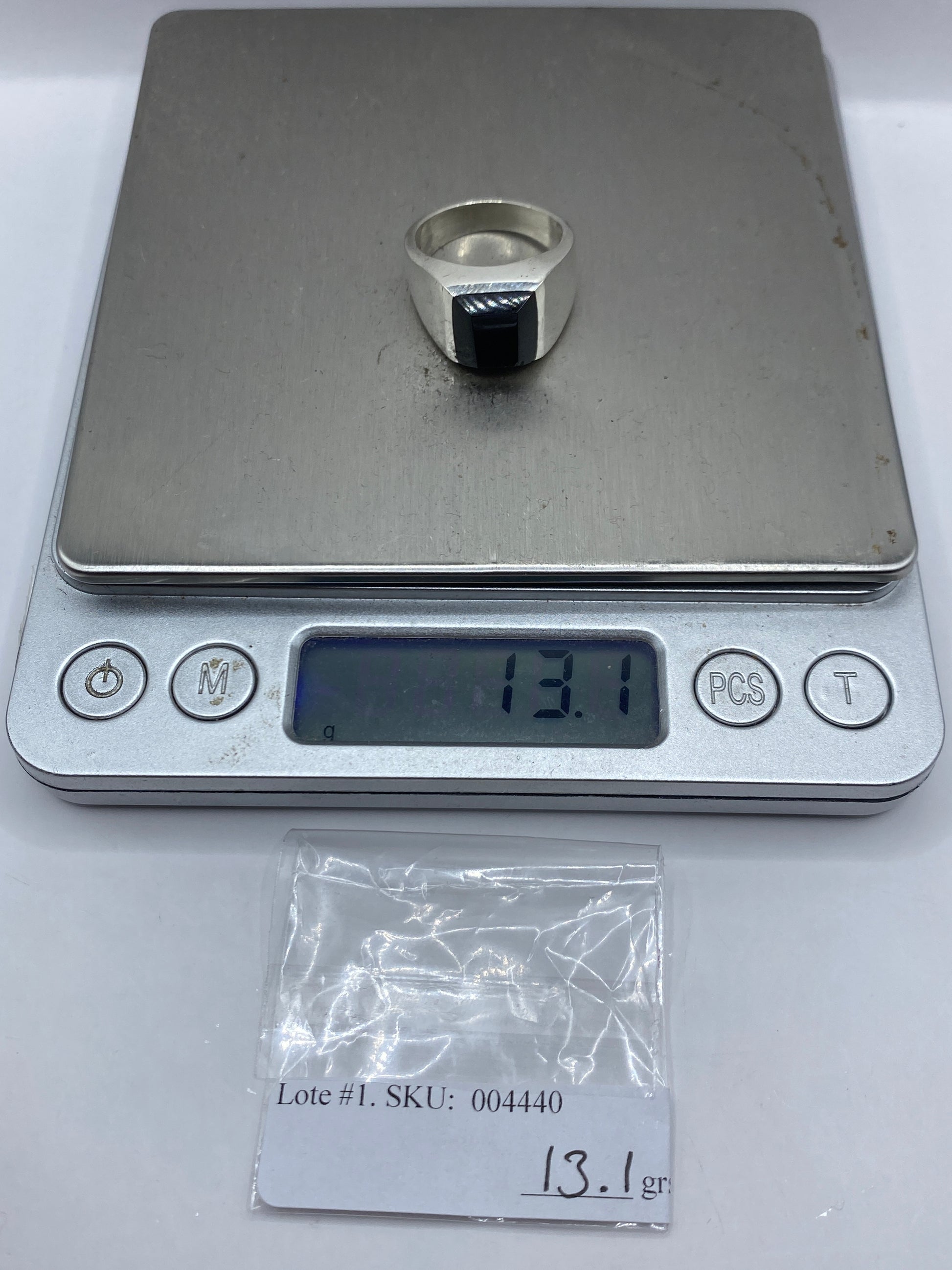 Anillo de Plata con Ónix Negro — Taxco .925 — foto 6