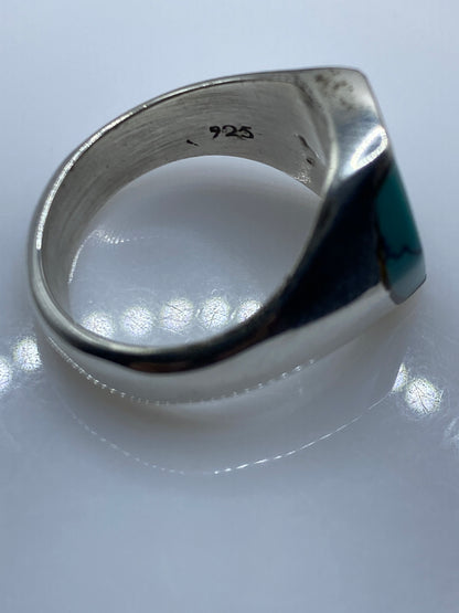 Anillo de Plata con Turquesa Azul Cielo — Taxco .925 — foto 5