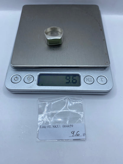 Anillo de Plata con Piedra Verde Olivo — Taxco .925 — foto 6