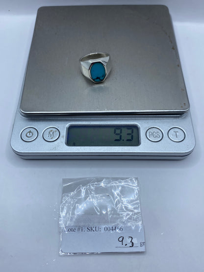 Anillo de Turquesa Azul Cielo en Plata .925 — Taxco — foto 6