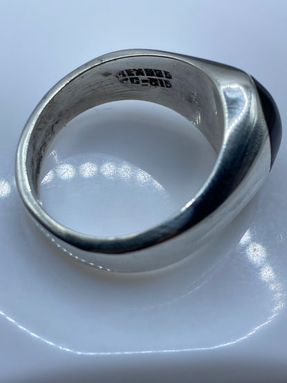 Anillo de Plata Onix Negro para Hombre — Taxco .925 — foto 5