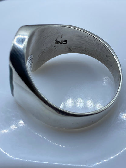 Anillo de Plata con Malaquita Verde — Taxco .925 — foto 5