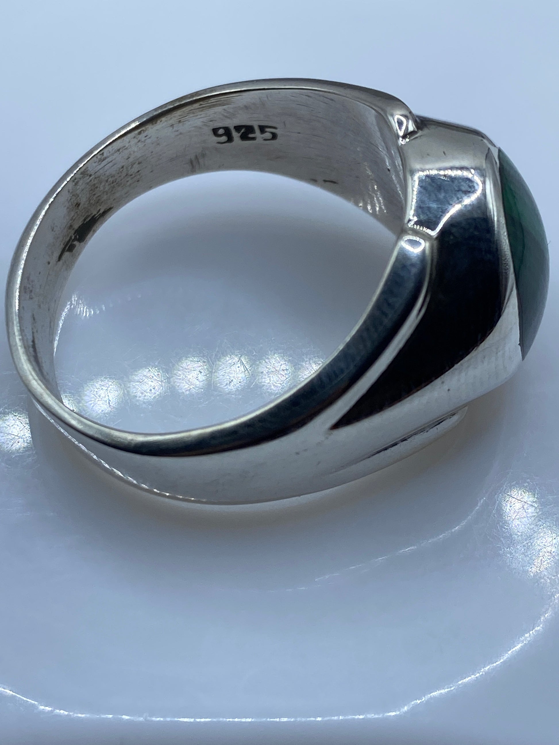 Anillo de Plata Malaquita Verde — Taxco .925 — foto 5