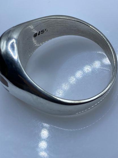 Anillo Plata Turquesa Azul Cielo — Taxco .925 Unisex — foto 5