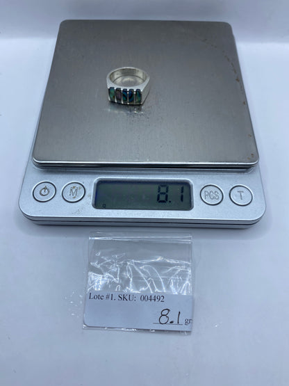 Anillo de Plata .925 con Incrustación de Piedra — Taxco — foto 6