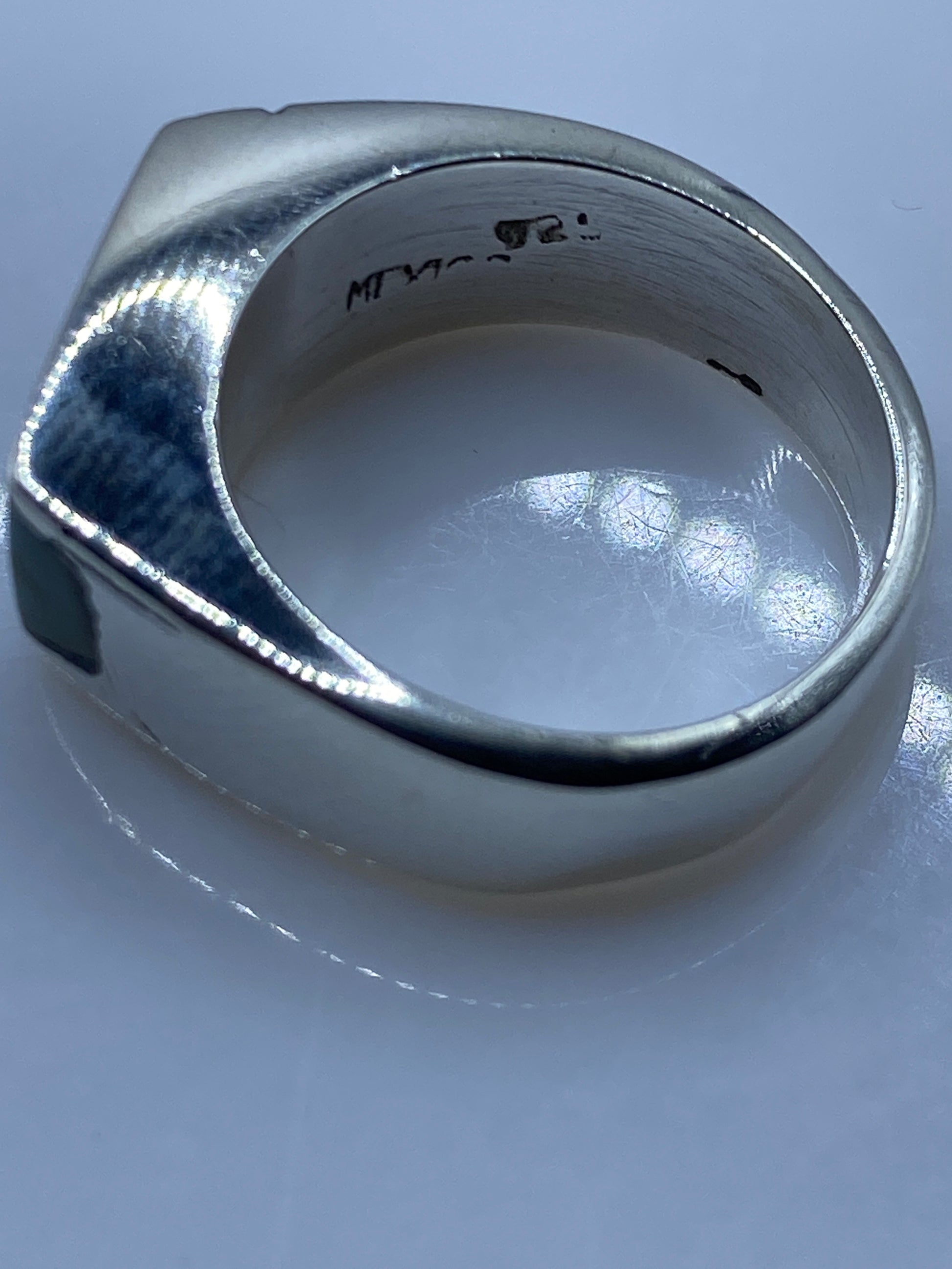 Anillo de Plata Turquesa Azul Cielo — Taxco .925 — foto 5