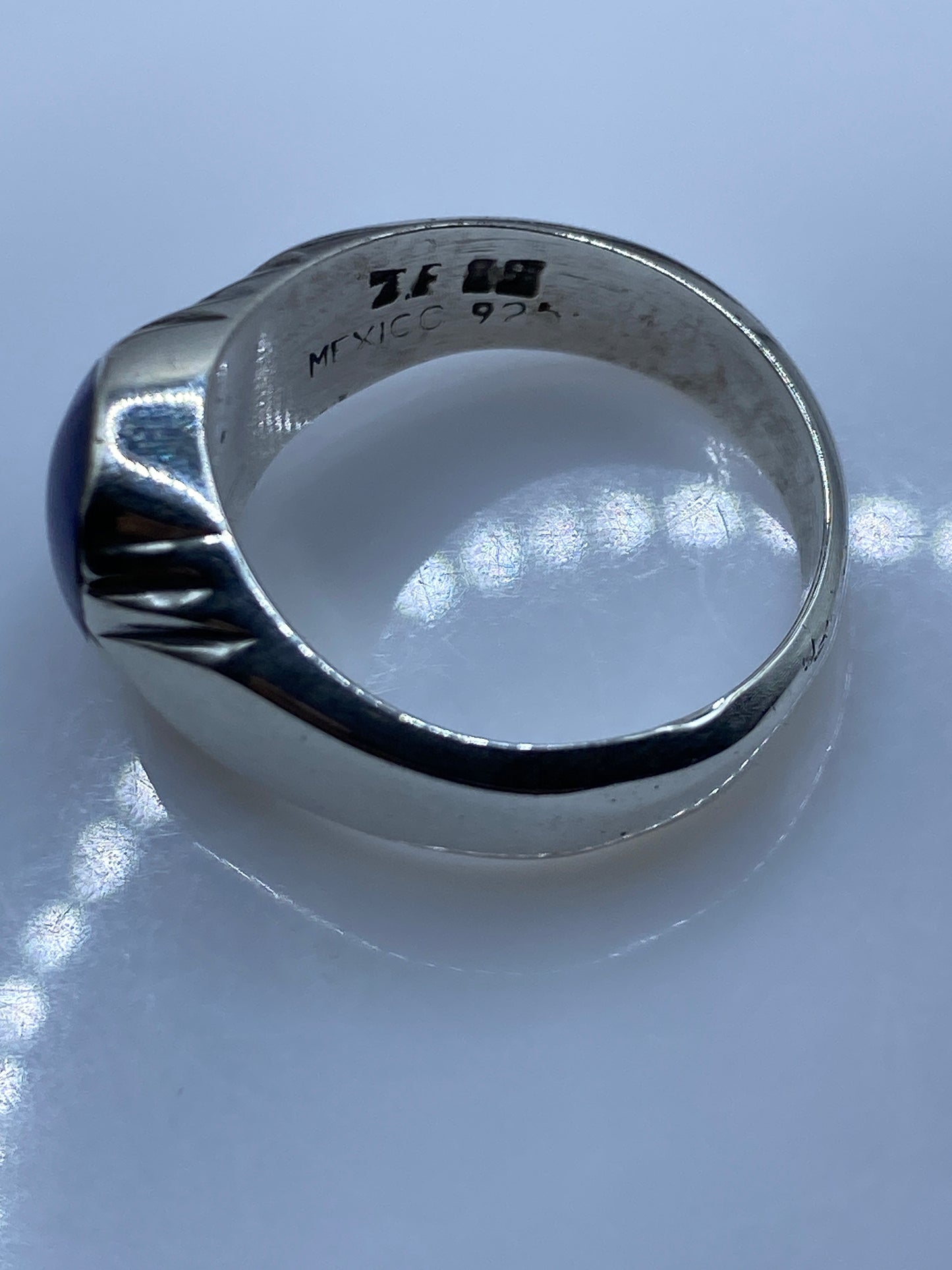 Anillo de Plata .925 con Piedra Azul — Taxco — foto 5