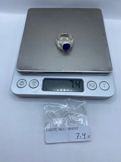 Anillo de Plata .925 con Piedra Azul — Taxco — foto 6