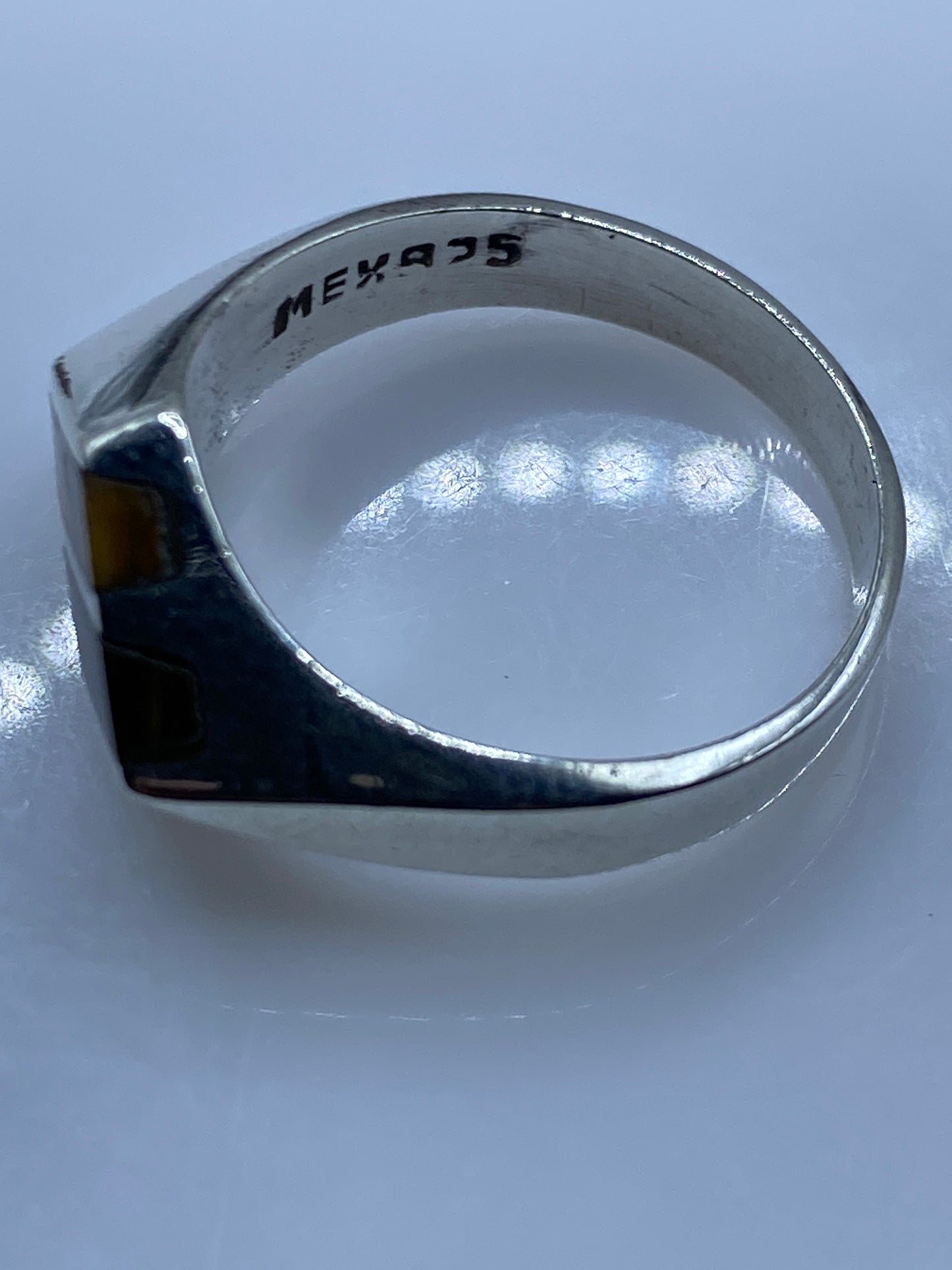 Anillo de Plata con Piedra Café — Taxco .925 — foto 5