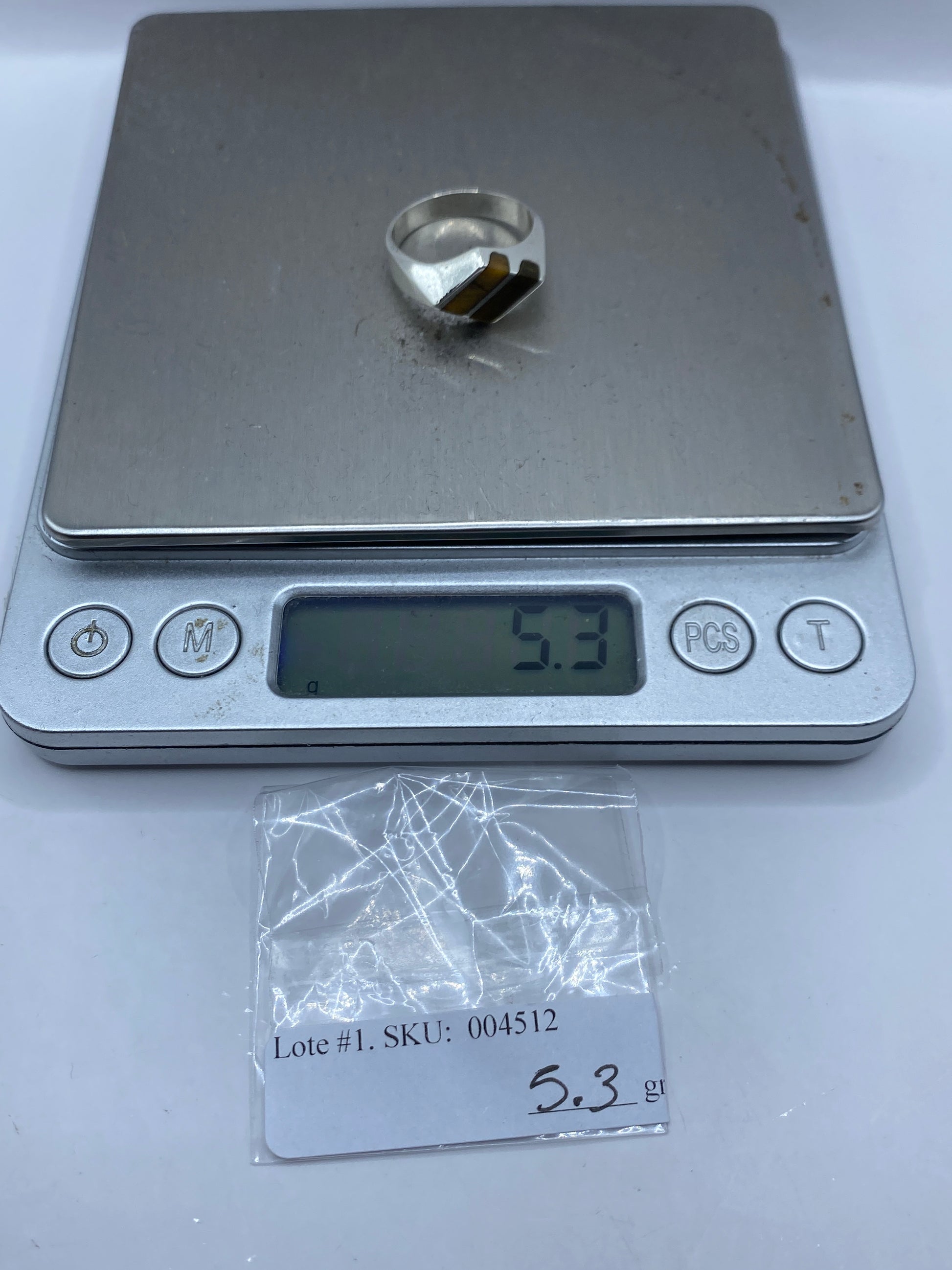 Anillo de Plata con Piedra Café — Taxco .925 — foto 6