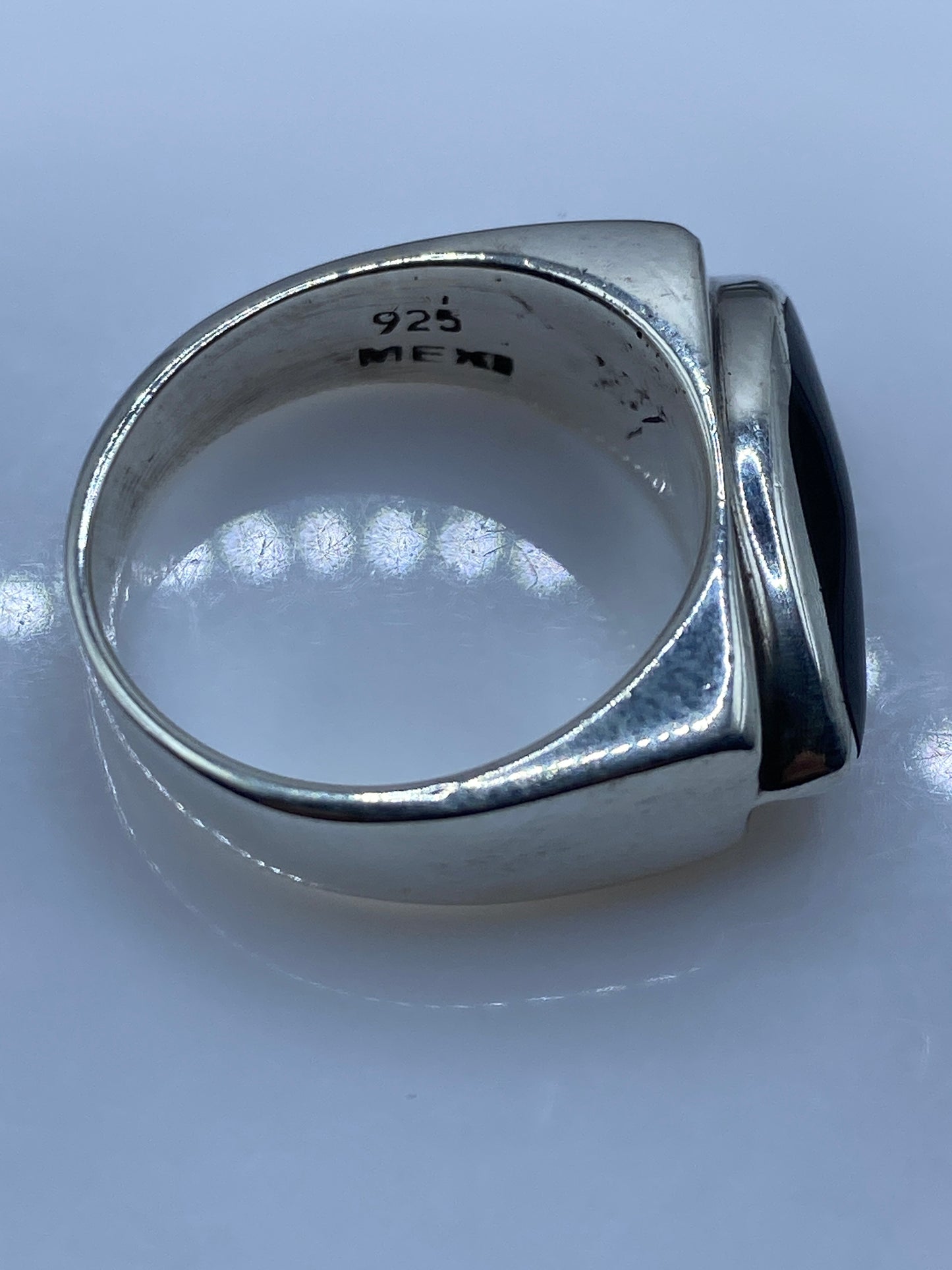 Anillo de Plata Ónix Negro Engastado — Taxco .925 — foto 5