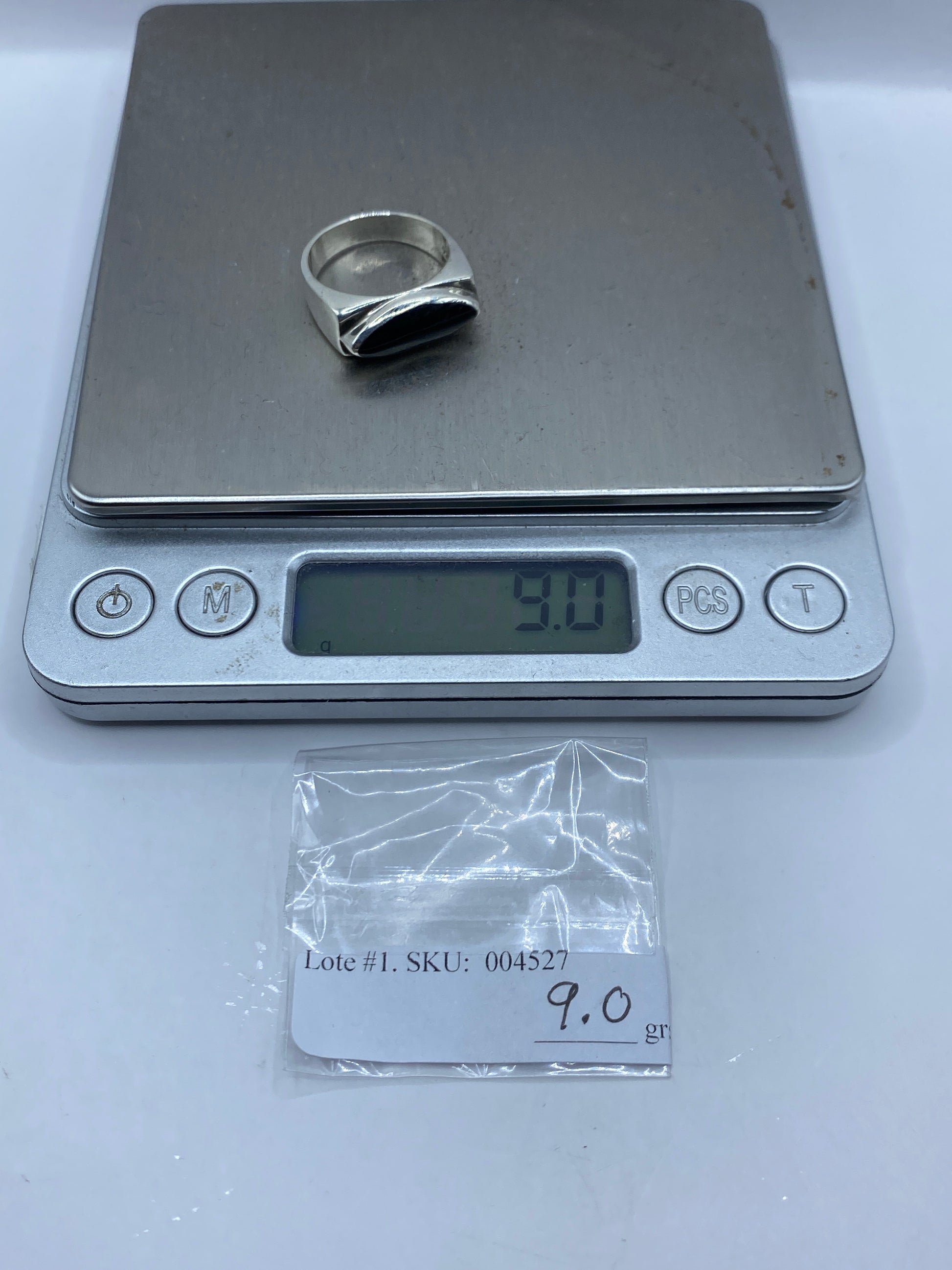 Anillo de Plata Ónix Negro Engastado — Taxco .925 — foto 6