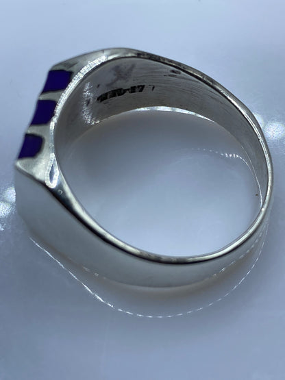 Anillo de Plata Coctel Piedra Morada — Taxco .925 — foto 5