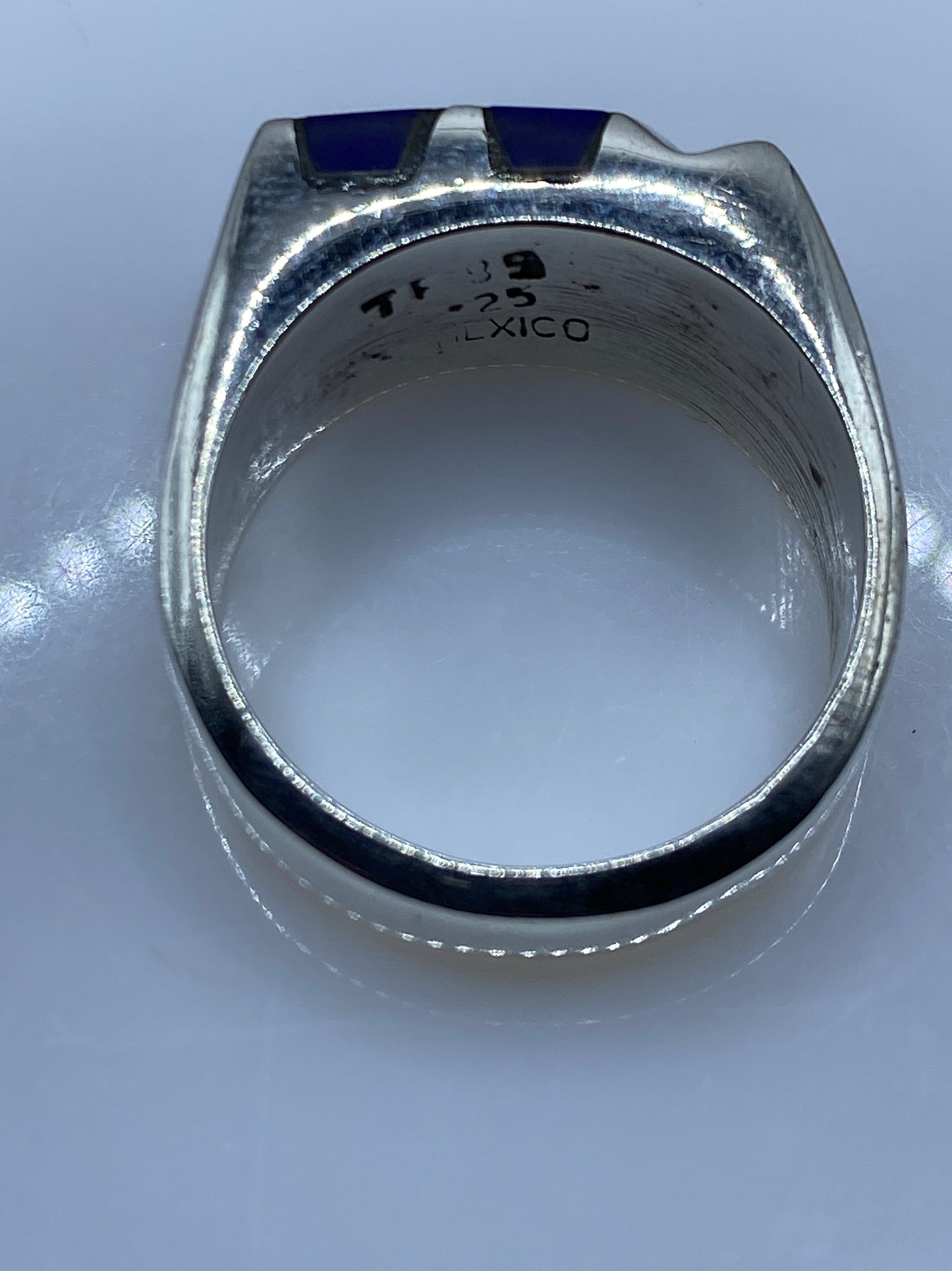 Anillo de Plata con Piedra Azul — Taxco .925 — foto 5