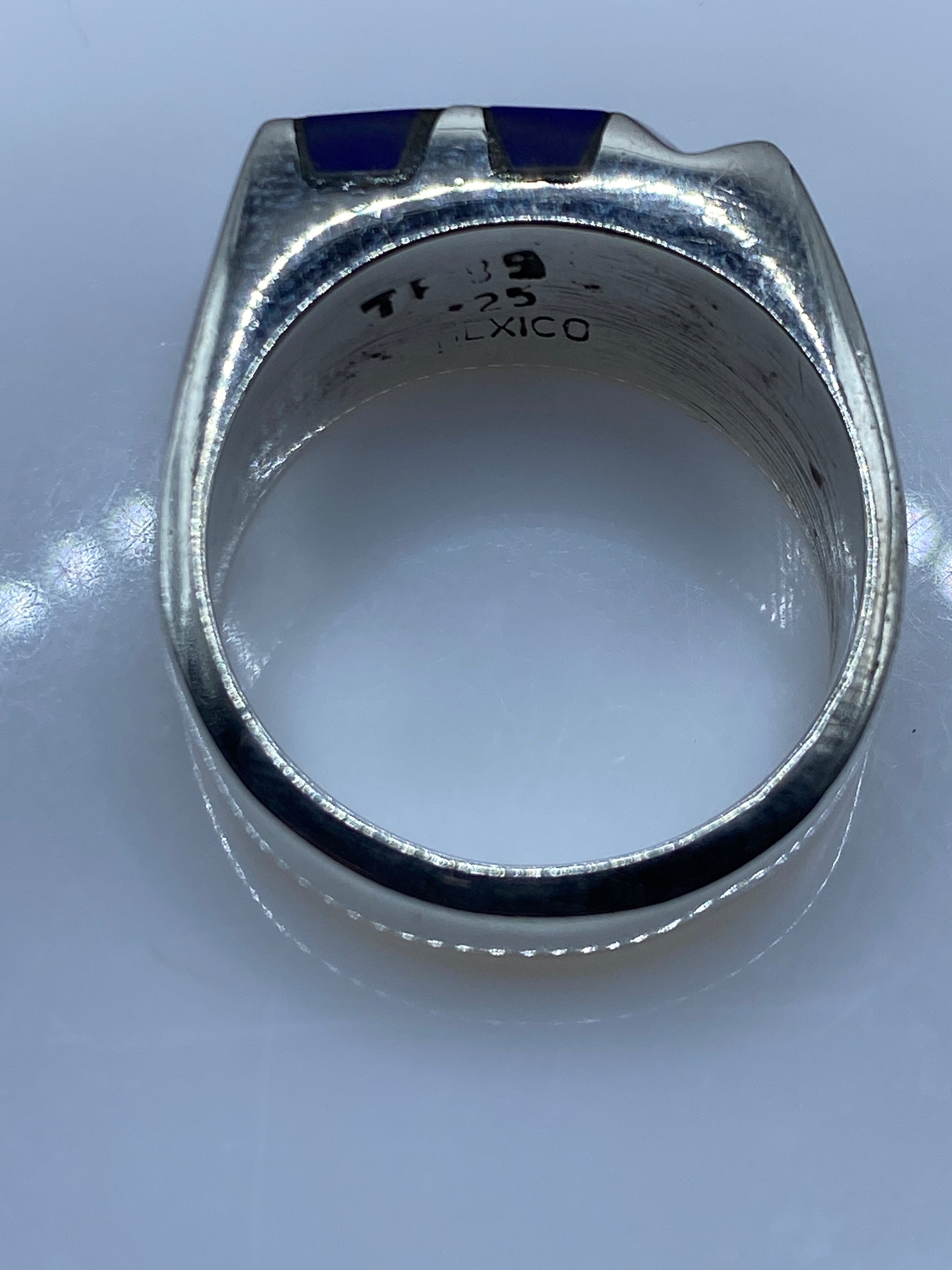Anillo de Plata con Piedra Azul — Taxco .925 — foto 5