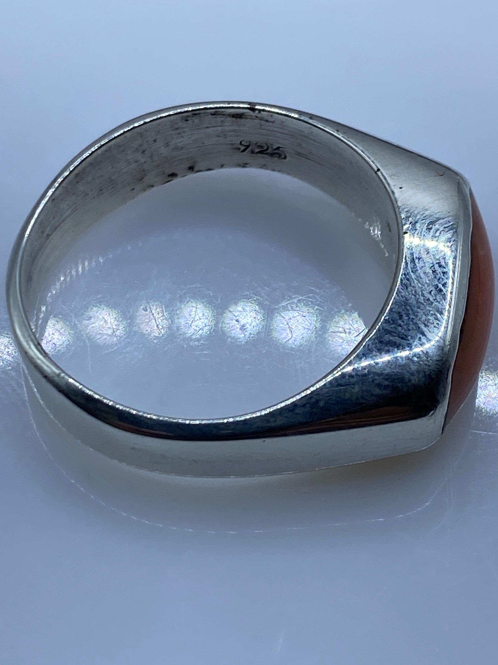 Anillo de Plata con Coral Natural — Taxco .925 — foto 5