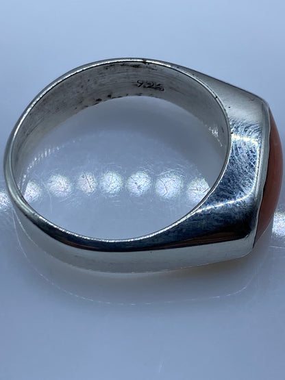 Anillo de Plata con Coral Natural — Taxco .925 — foto 5