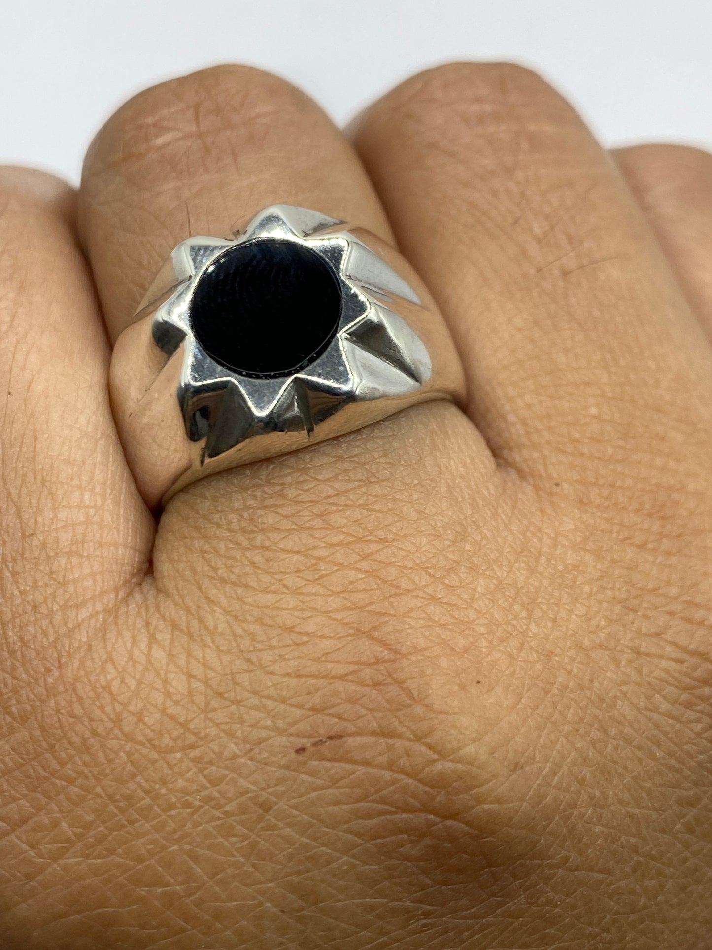Sello MEXICO 925 en el interior del anillo de plata auténtica