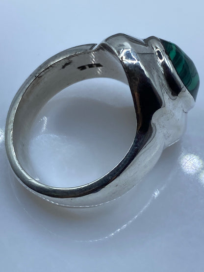 Anillo de Plata con Malaquita Verde — Taxco .925 — foto 5