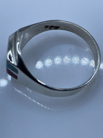 Anillo de Plata con Turquesa Azul Cielo — Taxco .925 — foto 5