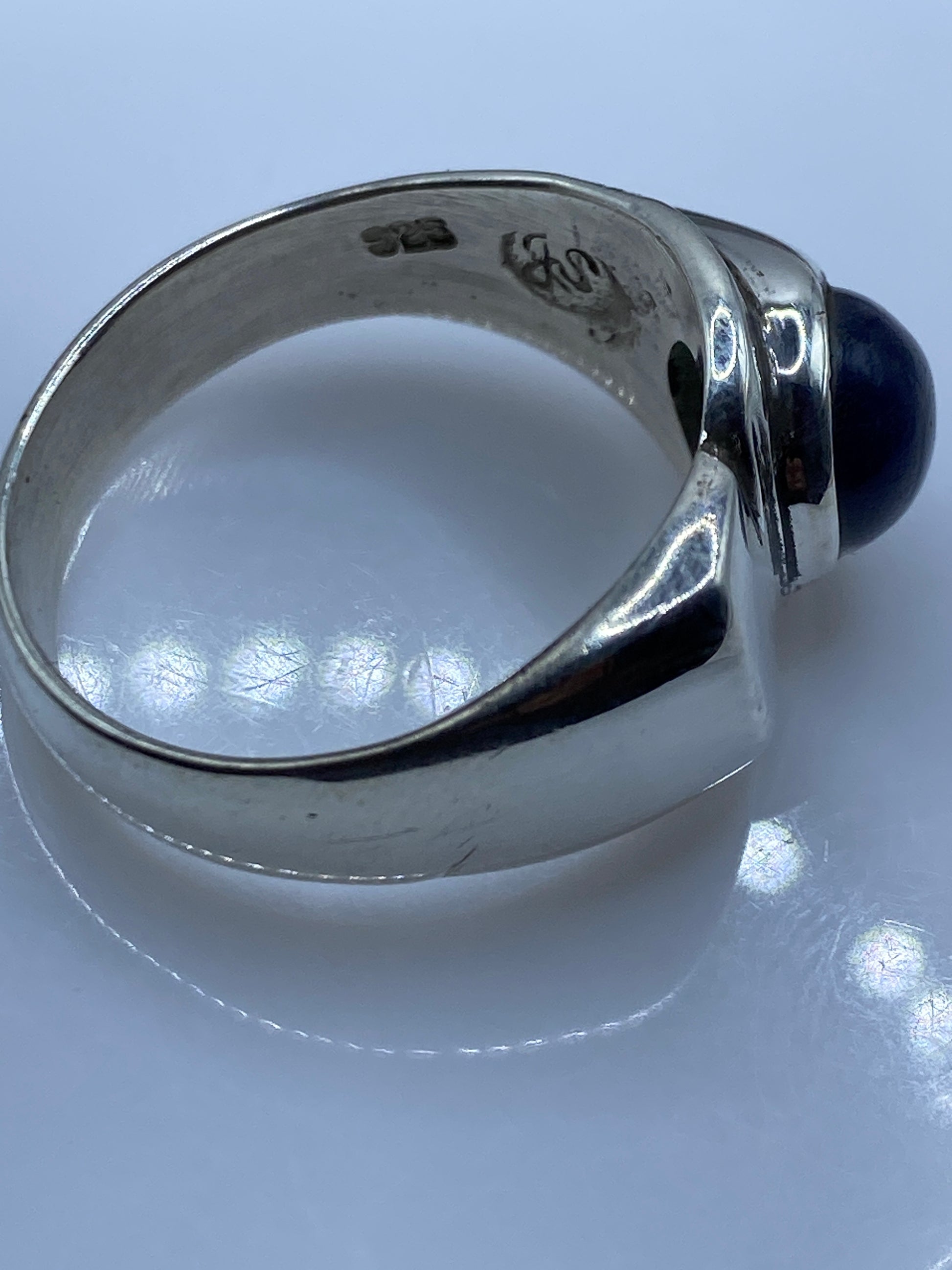Anillo de Plata .925 con Piedra Azul — Taxco — foto 5