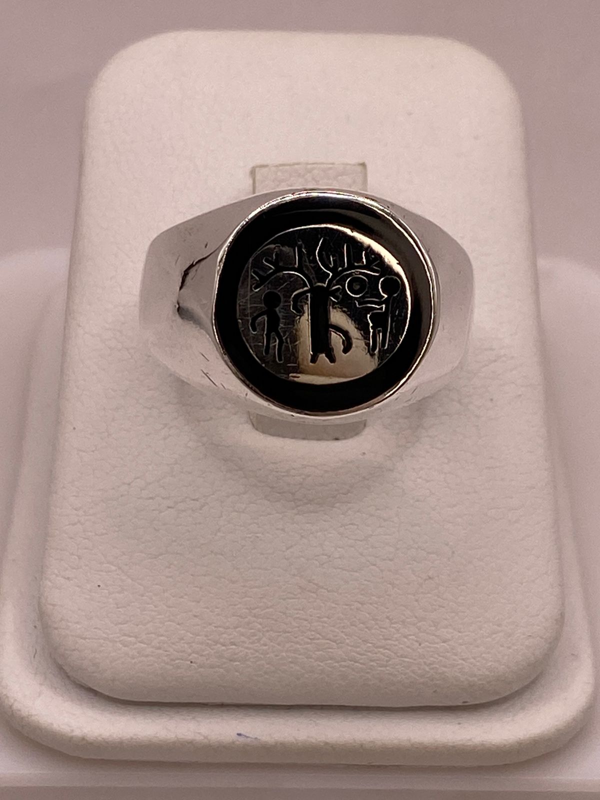 Anillo Árbol de la Vida en Plata .925 con Figuras Humanas