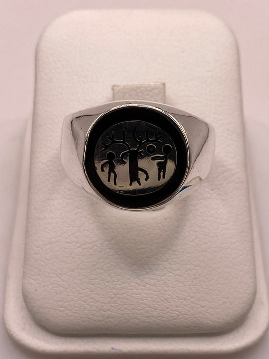Anillo Árbol de la Vida en Plata .925 con Figuras Humanas