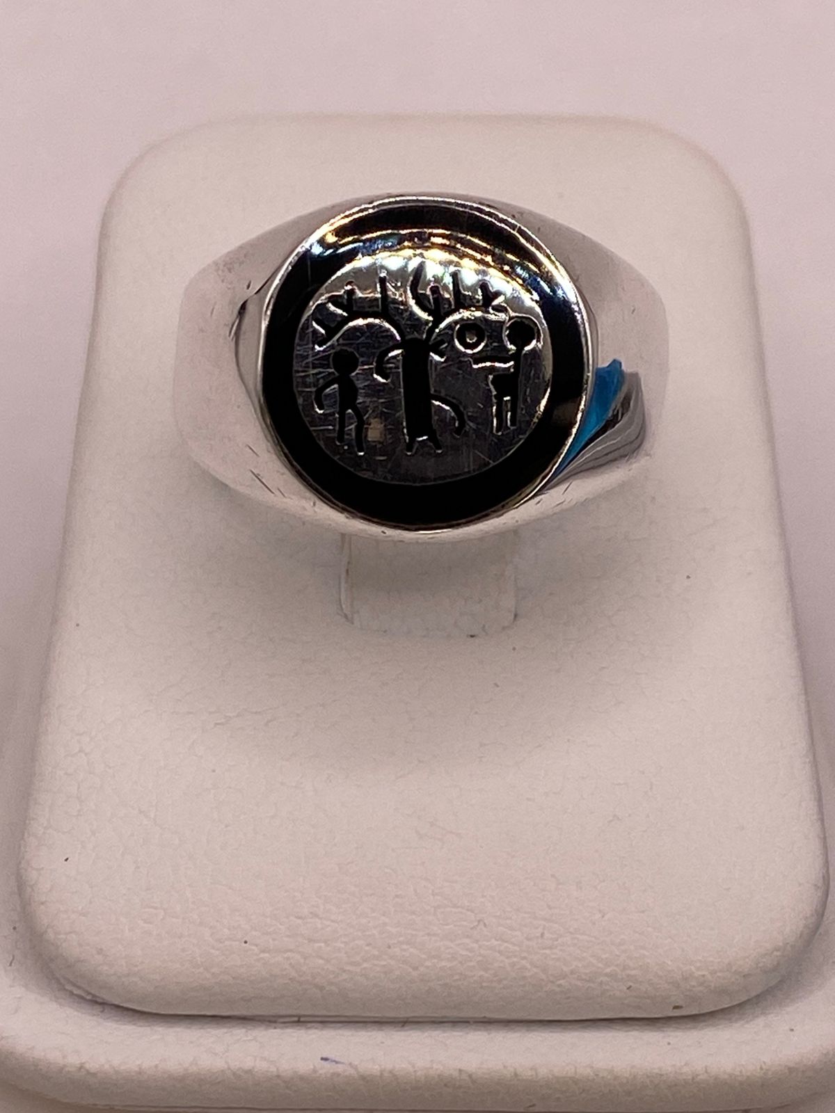 Anillo Árbol de la Vida en Plata .925 con Figuras Humanas