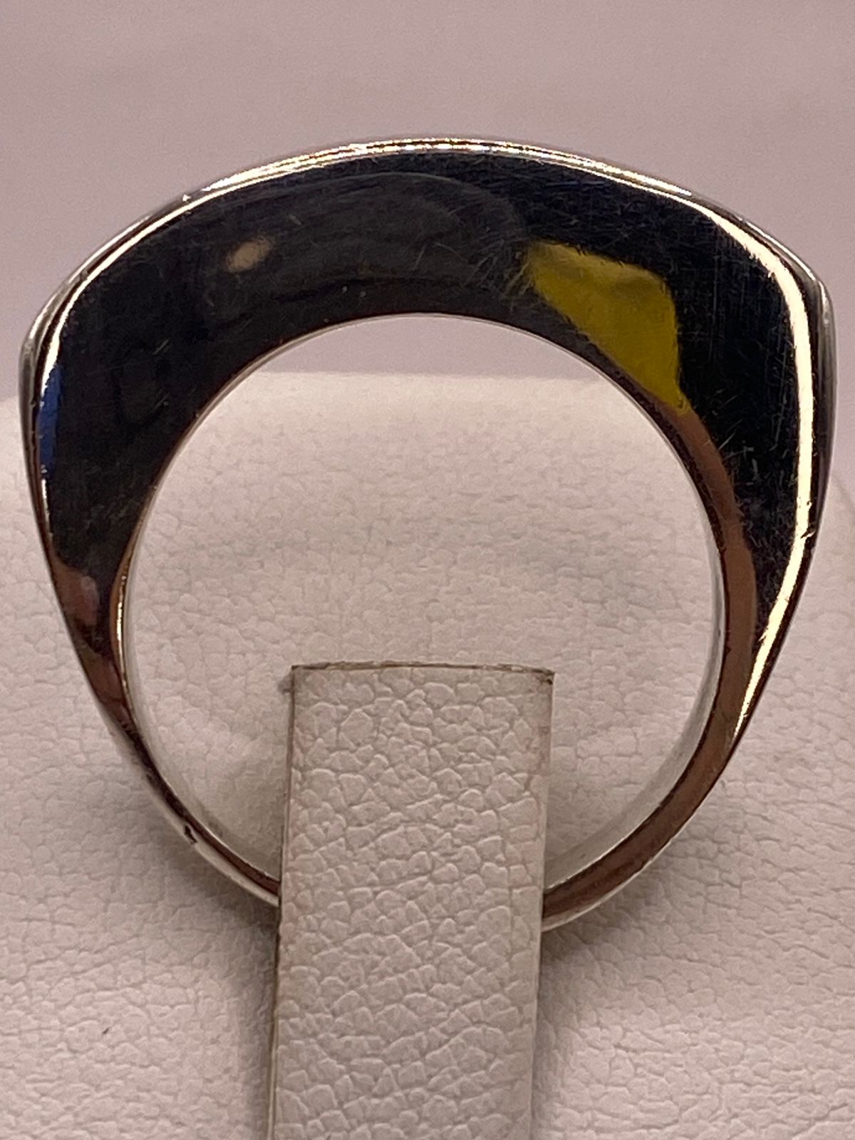 Anillo Argolla Lisa Geométrica en Plata .925
