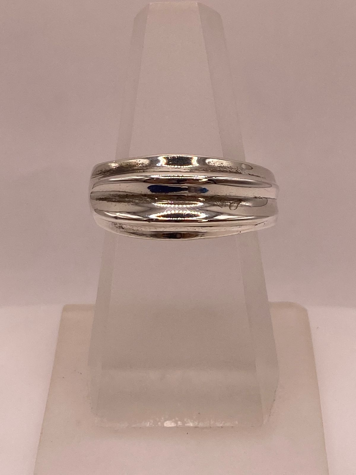 Anillo Banda Texturizada en Plata .925