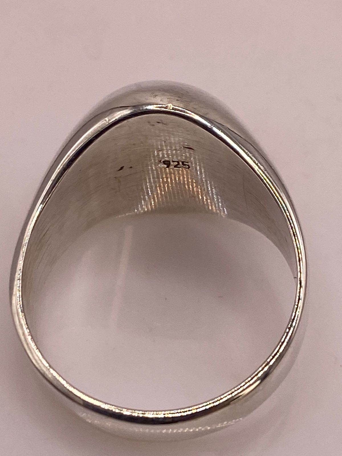 Anillo Bombeado Liso en Plata .925