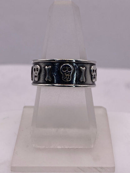 Anillo Calaveras en Plata .925